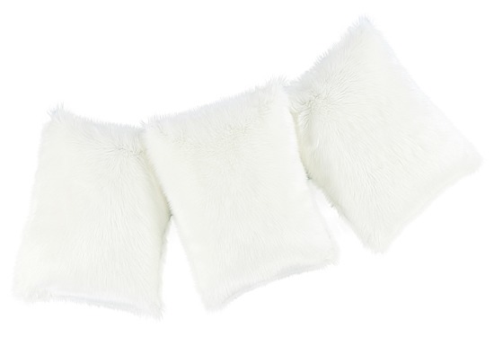 Decorative faux fur pillow ANGELO