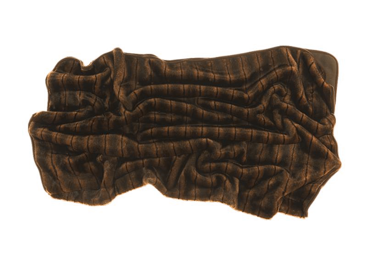 Decorative faux fur bedspread ROMANTIC BRUNETTE